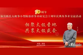 初心如炬传承陈氏小架 十年之功推广太极之道图片