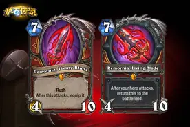 炉石传说：战士橙武“蕾茉妮娅”登场，风怒打脸，40血瞬间蒸发图片