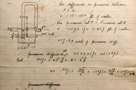 钱学森96分试卷，字迹清秀，严谨规范，堪比“印刷体”，笔笔到位图片