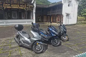 本田pcx160.雅马哈Nmax155.豪爵UHR150假期跑山骑行感受图片