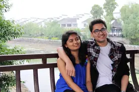 印度女孩中国旅游，最满意中国这一点图片