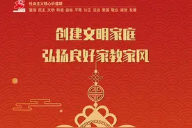 公益广告｜创建文明家庭 弘扬良好家教家风图片