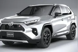 2023款丰田荣放GR实车曝光！银色套装+黑色套件，奇骏也挡不住图片