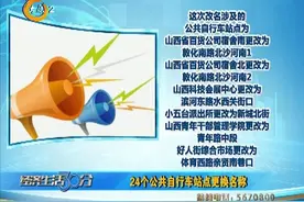 （视频）太原24个公共自行车站点更换名称图片