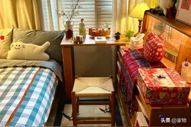 23岁重庆姑娘晒小卧室，7㎡同样很舒适，网友：我能住一周不下楼图片