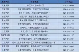 沈阳市交通管理部门13个办理电动自行车牌照的固定点位图片