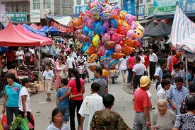 邢台市隆尧县集市庙会图片