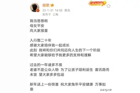 胡歌的一句“我当爸爸了”震惊了多少人？图片