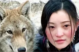 2010年，四川女孩养狼做"儿子"，10年后在草原相认，结局催人泪下图片