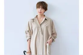 今年优雅女人都爱上一种裙，叫“衬衣裙”，既遮肉显瘦又有气质图片