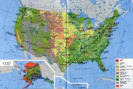 都说美国的地理位置好，和我们相比如何图片