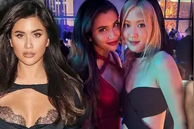 养眼！泰国知名性感女星Poo与韩女团成员Rose同框出镜图片