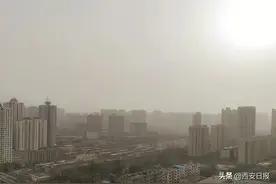 沙尘来势汹汹 陕西关中多城市严重污染图片