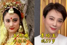 86版西游记最美“女妖精”今昔，孔雀公主依旧惹人爱，谁变化最大图片