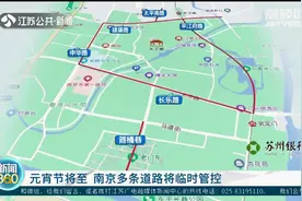 元宵节将至 南京多条道路将临时管控图片