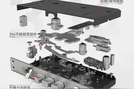 指纹锁配机械与电子锁体，哪个更安全、更稳定，不容易出现售后图片