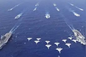 英美日法头版头条：中国“灭国舰队”成型，美军从未见识过这架势图片