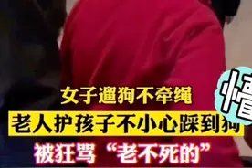 又是遛狗不牵绳！无锡一女子狂骂老人“老不死”，危害究竟有多大图片