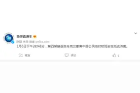 第四架接返自乌克兰撤离中国公民临时航班安全抵达济南图片