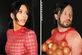 俄罗斯猛男cos卡戴珊爆火ins！网友：男人妖娆起来没超模什么事了图片