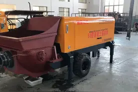 混凝土输送泵的运转原理图片