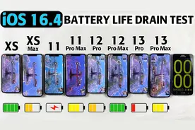 升级iOS16.4的8部iPhone实测，iPhone13Pro第三，iPhoneXS垫底图片