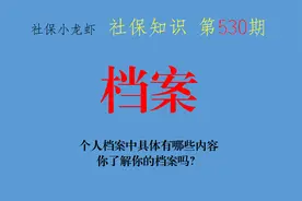 实例分析：个人档案中具体有哪些内容？你了解你的档案吗？图片