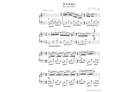 梦中的婚礼，钢琴谱原版，理查德克莱德曼，曲谱分享图片