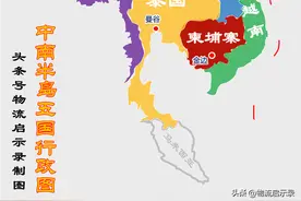 我国与中南半岛五国铁路通道全图：越南/老挝/柬埔寨/泰国/缅甸图片