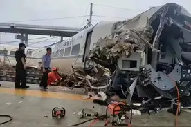 D2809撞上泥石流，为何动车车头尽毁，车身基本无恙？图片