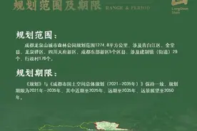 最新成都龙泉山森林公园规划的方案出来了！图片