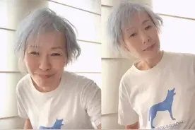 59岁叶童近照大变样，满头白发很沧桑，网友：许仙老到认不出图片