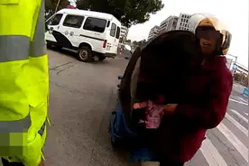 “三轮车！三轮车……” 街头，交警一路狂追嘶吼图片