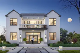 分享4套各具特点的双拼房，第1套占地仅120平，第3套仅需55万图片