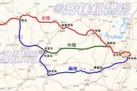 渝长厦高铁湖南段将有3通道,时速200Km黔张常地位尴尬,难成主通道图片