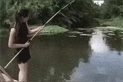 那些垂钓的趣事（动图）图片