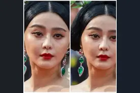 范冰冰戛纳电影节，把野心穿在了身上，可是容貌焦虑很明显图片