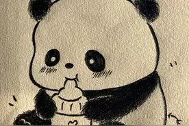 这一种简单画熊猫，零基础快收藏图片