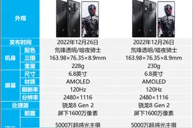 红魔8Pro和Pro+区别是什么？红魔8Pro和Pro+对比分析图片