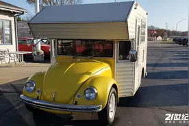 这都能改！1.6L动力，难得一见的大众甲壳虫改装版宿营车图片