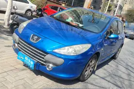 曾经的法系荣光，如今这辆08年的标致307还值多少钱图片