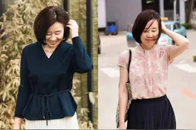 今年火了一种穿法：香云纱衫+5种长裙！时髦显瘦，50、60岁穿更美图片
