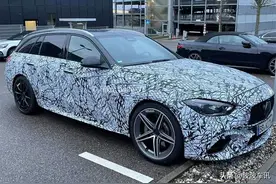 全新奔驰C级AMG旅行车最新谍照曝光，实用性更强图片