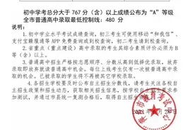 速扩！江西多地高中录取分数线出炉图片