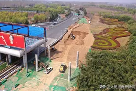 连霍高速平原路出入口升级改造最新进展图片