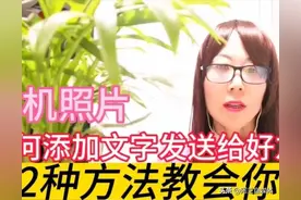 手机照片怎样添加文字发送给好友？教你2种方法，2分钟学会图片