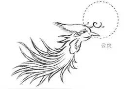 图文教程 | 教你画一只白描凤凰 祥瑞美好。凤凰诗词10首图片