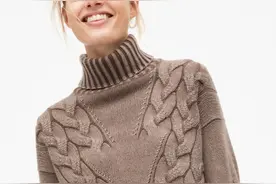 棒针编织——同花不同款的大牌毛衣“大麦穗”图片