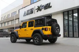 JEEP牧马人全车改色贴膜向日葵黄 越野范十足图片