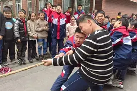 乐山市沙湾区实验初级中学举办冬季趣味运动会图片